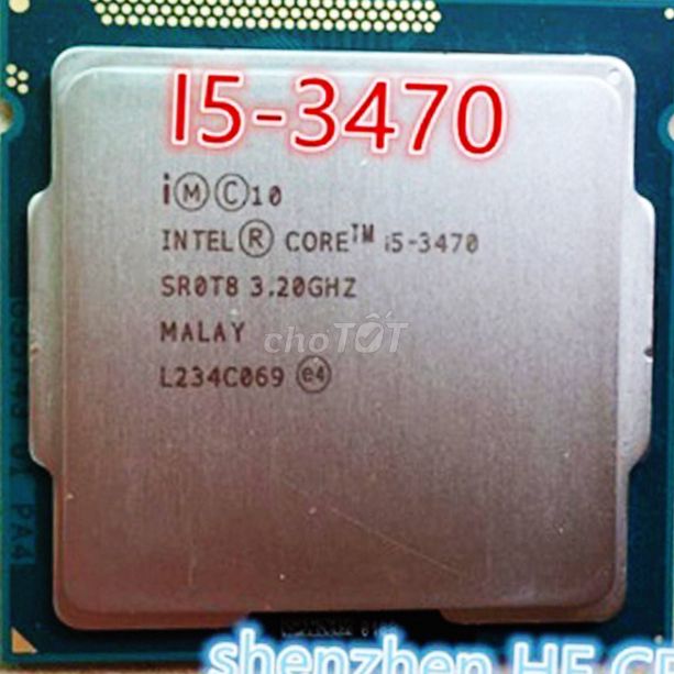 I5 3470 - CHẠY SK 1155 - 4 NHÂN - 4 LUỒNG - CÓ GPU