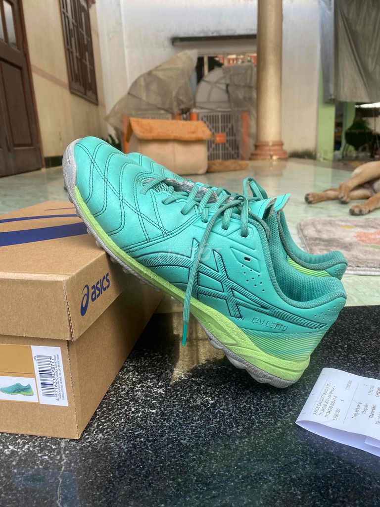 Pass Giày đá bóng Asics Calcetto WD 9 TF xanh. Mua bán Đồ thể thao, Dã ngoại tại Thành phố Thủ Đức Tp Hồ Chí Minh được đăng bởi Nguyễn Thành Duy hình 1