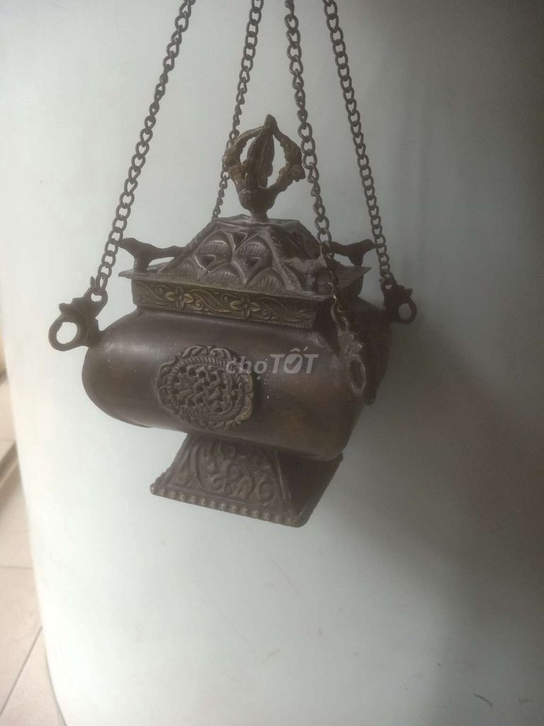 Lư hương Đồng Phật giáo Tây Tạng. Mua bán Đồ sưu tầm, đồ cổ tại Quận 8 Tp Hồ Chí Minh được đăng bởi kim trung hình 1