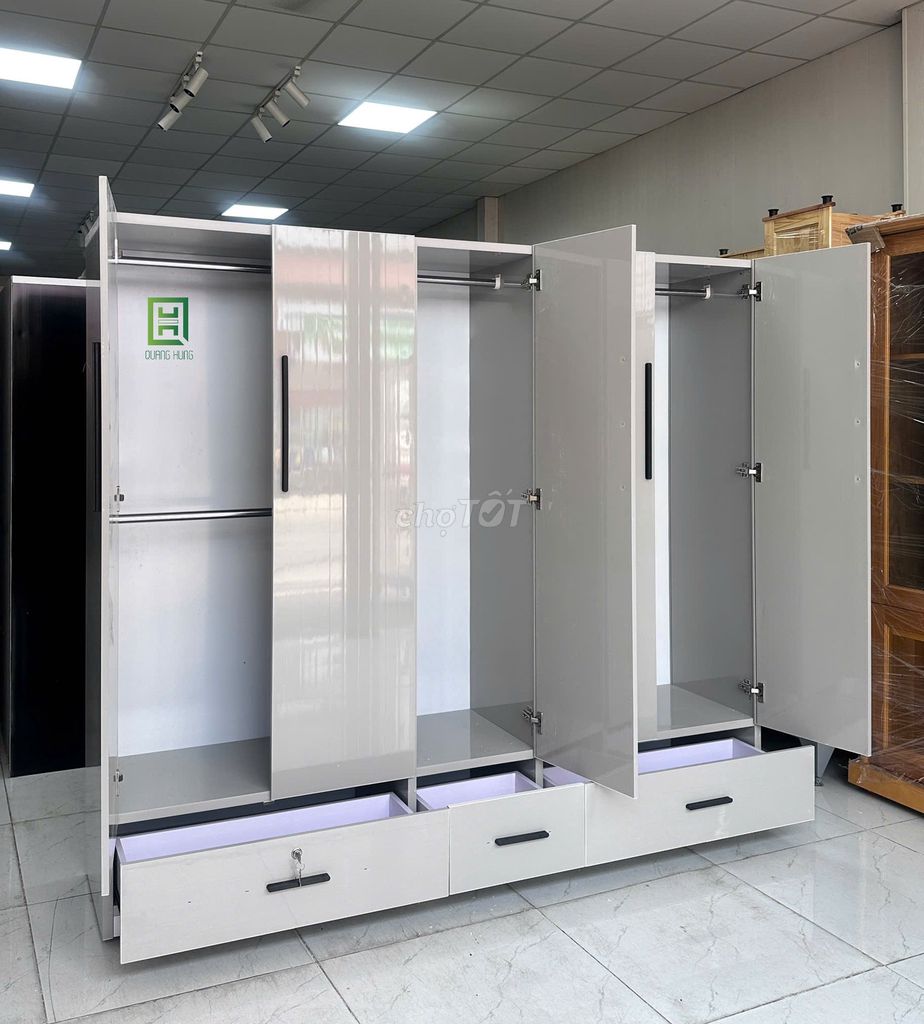TỦ NHỰA ĐÀI LOAN 5 CÁNH - TỦ QUẦN ÁO - TỦ 2MX1M8. Mua bán Tủ, kệ gia đình tại Thành phố Dĩ An Bình Dương được đăng bởi LÊ VĂN HÙNG hình 1