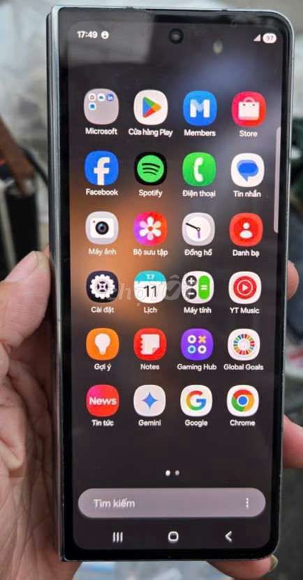 Samsung Z Fold 4 VN Xám 12/256g nhận gl. Mua bán Điện thoại tại Quận 12 Tp Hồ Chí Minh được đăng bởi Huy Vư hình 1