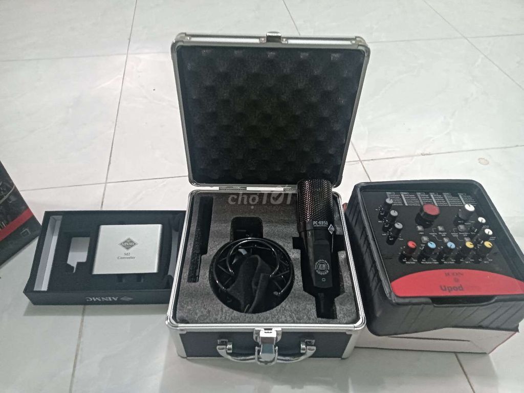 Combo mic livestream ICON Upod Pro Đen. Mua bán Tivi, Âm thanh tại Thành phố Sóc Trăng Sóc Trăng được đăng bởi Hồng nghiệp Lê hình 1