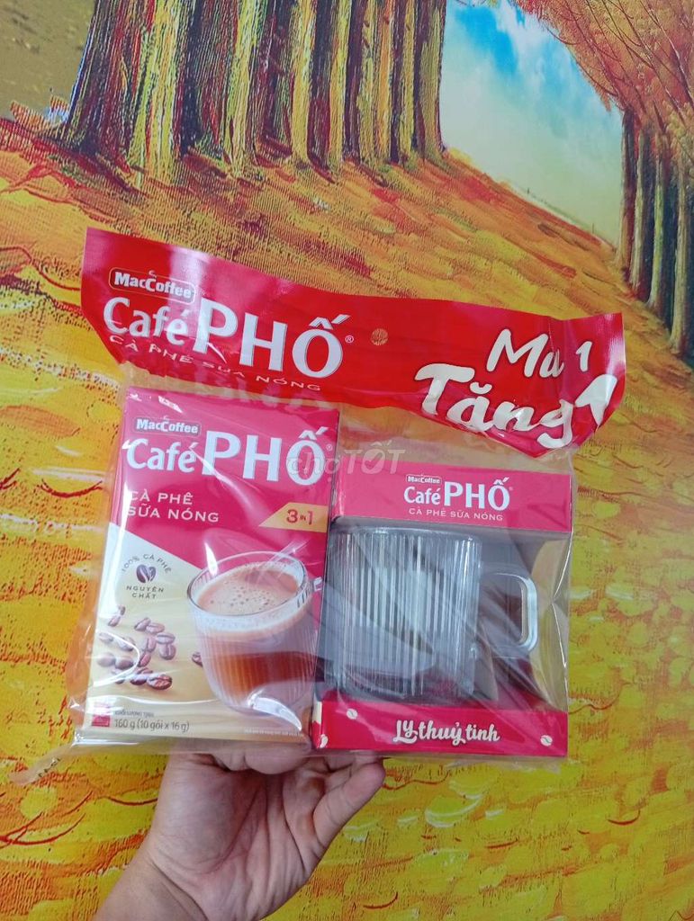 Cà phê sữa hòa tan MacCoffee Cafe Phố. Mua bán Đồ ăn, thực phẩm và các loại khác tại Thành phố Biên Hòa Đồng Nai được đăng bởi Tâm Tuệ An  hình 1