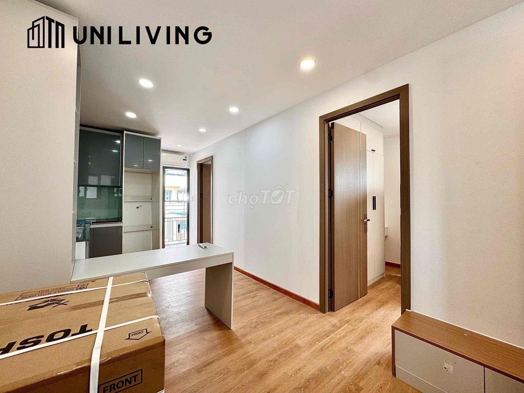 Cho thuê căn hộ 2 phòng ngủ ban công siêu rộng Vườn Chuối Q3 mới 100%