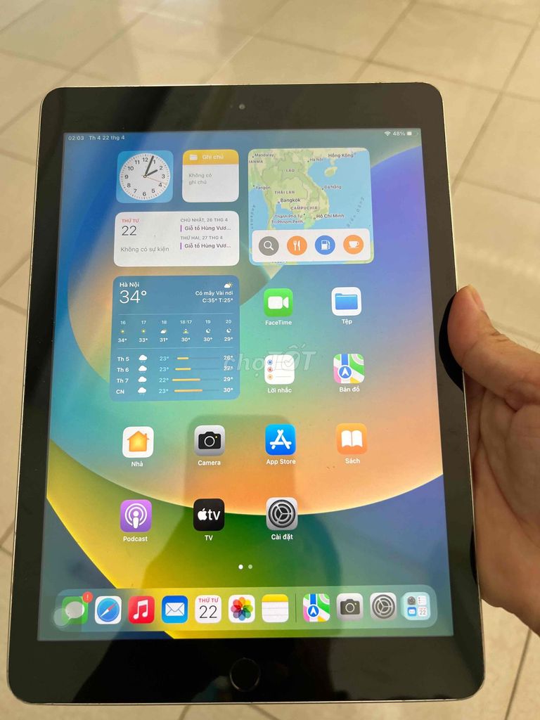 Apple iPad Gen 5 32GB. Mua bán Máy tính bảng tại Huyện Châu Đức Bà Rịa - Vũng Tàu được đăng bởi van chau hình 1
