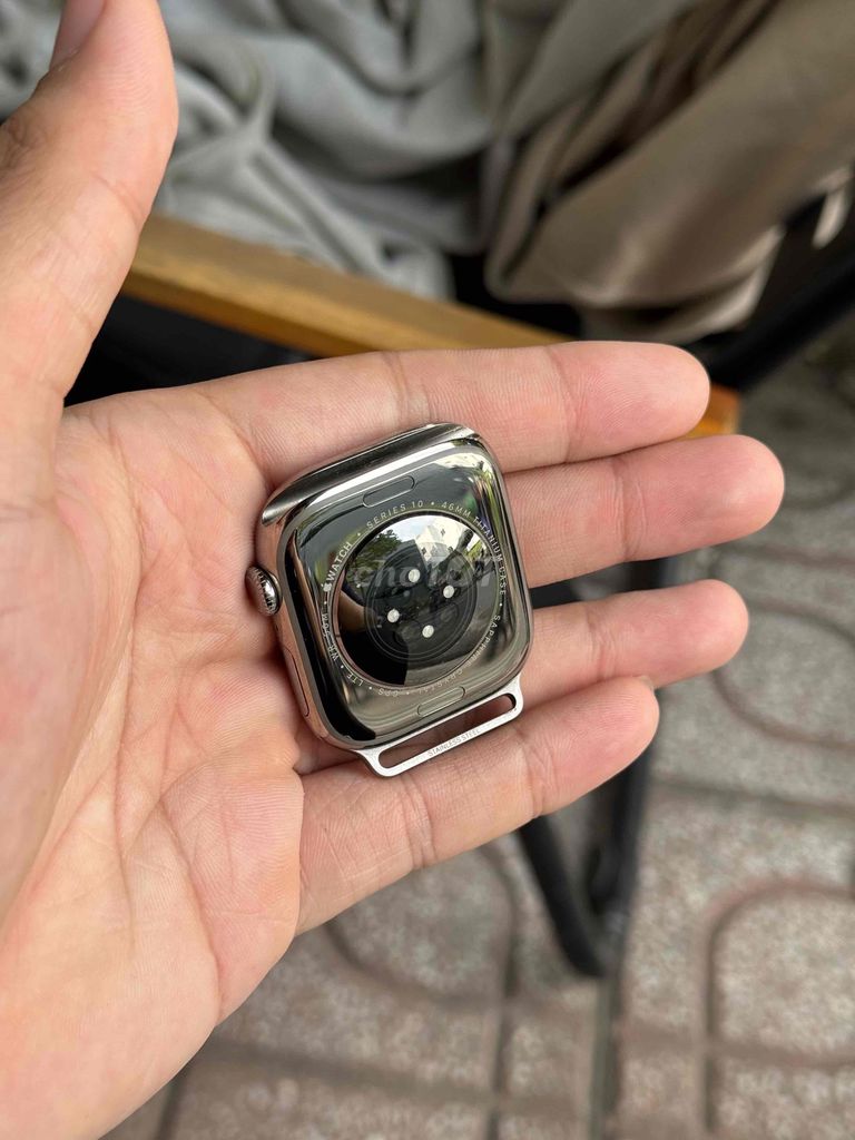 aw seri 10 46mm titan esim.. Mua bán Thiết bị đeo thông minh tại Thành phố Thuận An Bình Dương được đăng bởi Trương Tấn Lộc hình 1
