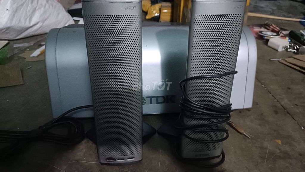 Loa vi tính TDK Xám Chỉnh bass trep Dây 3.5. Mua bán Tivi, Âm thanh tại Huyện Củ Chi Tp Hồ Chí Minh được đăng bởi Minh Ngọc hình 1
