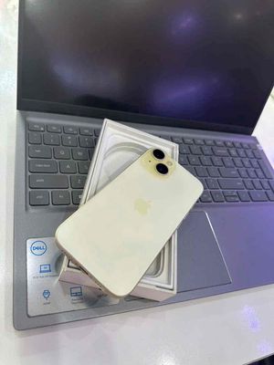 iphone 15-256gb vàng qtế mỹ pin98 zin nguyên khối