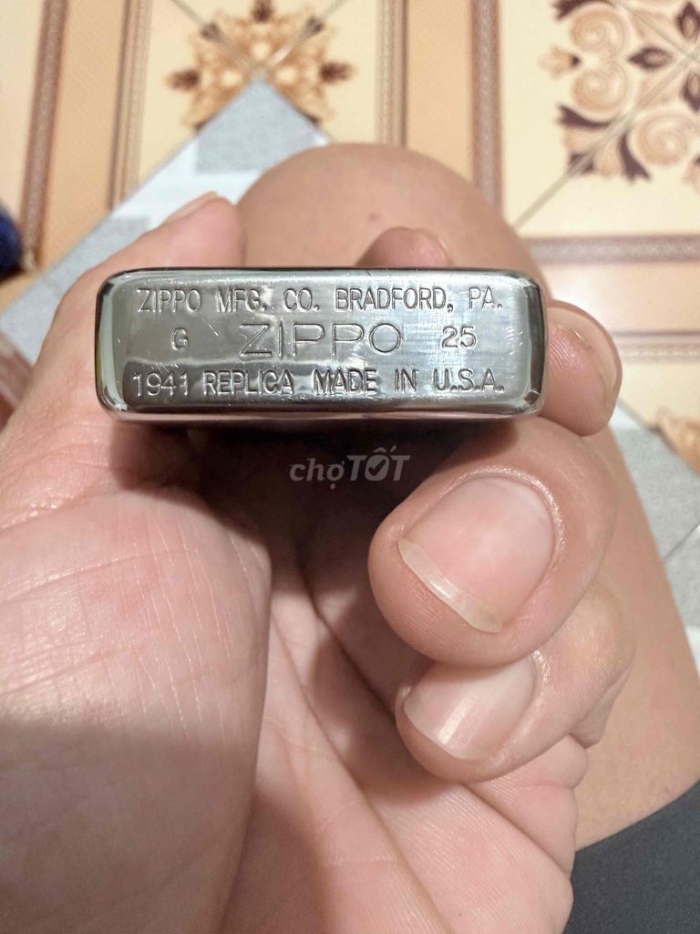 Bật lửa Zippo 1941 Replica Mỹ 99%. Mua bán Đồ sưu tầm, đồ cổ tại Thành phố Tân An Long An được đăng bởi Min Lữ hình 1