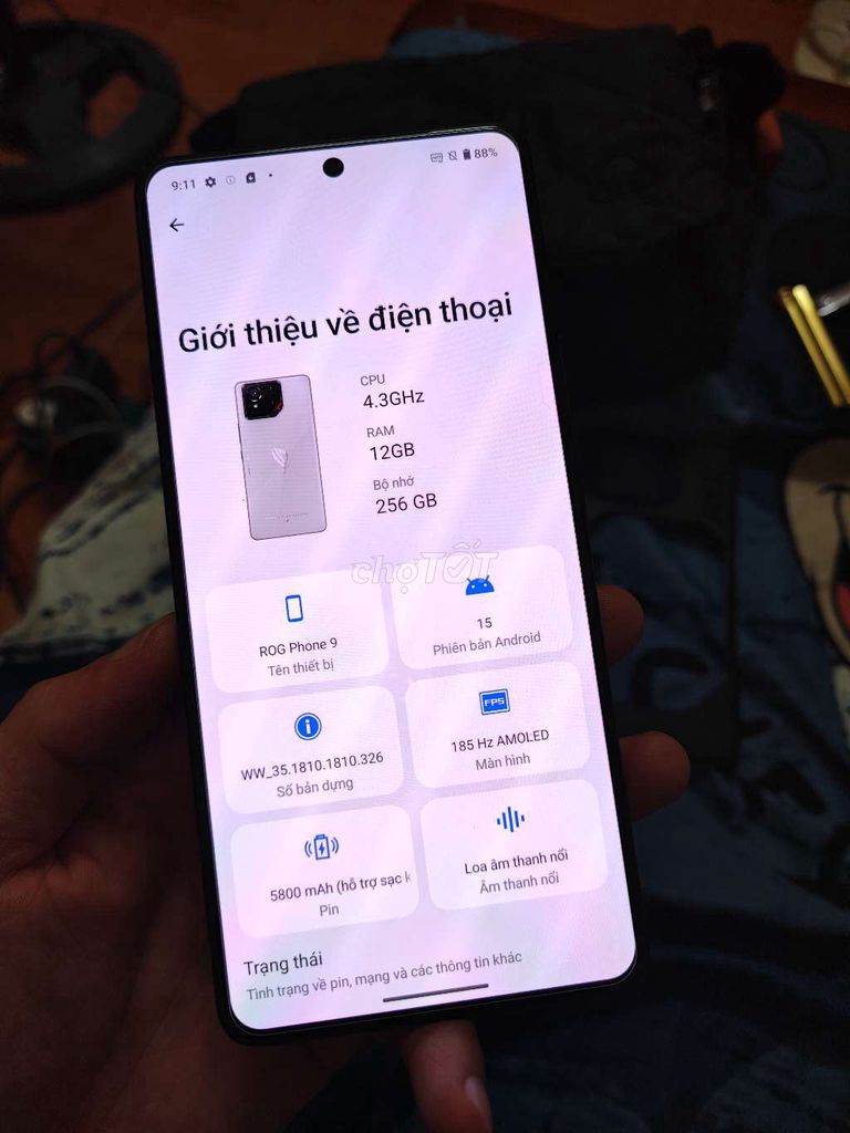 ROG Phone 9 256GB. Mua bán Điện thoại tại Quận Nam Từ Liêm Hà Nội được đăng bởi Phạm Hùng hình 1
