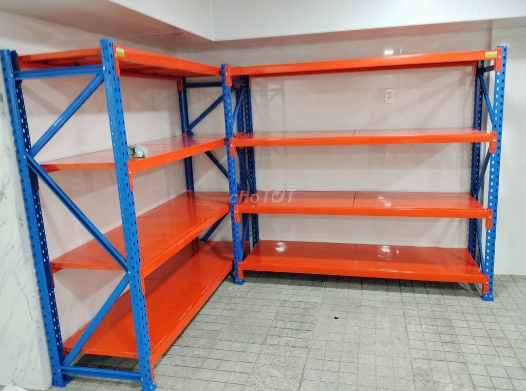 Kệ Trung Tải - tải 300kg/1 mâm - 2m*60*2m - 4 Sàn. Mua bán Tủ, kệ gia đình tại Quận 4 Tp Hồ Chí Minh được đăng bởi kệ sắt giá rẻ hình 1