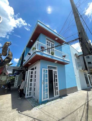 Căn GÓC 2 MẶT TIỀN 295tr có sổ giáp chợ Bà Điểm Hóc Môn