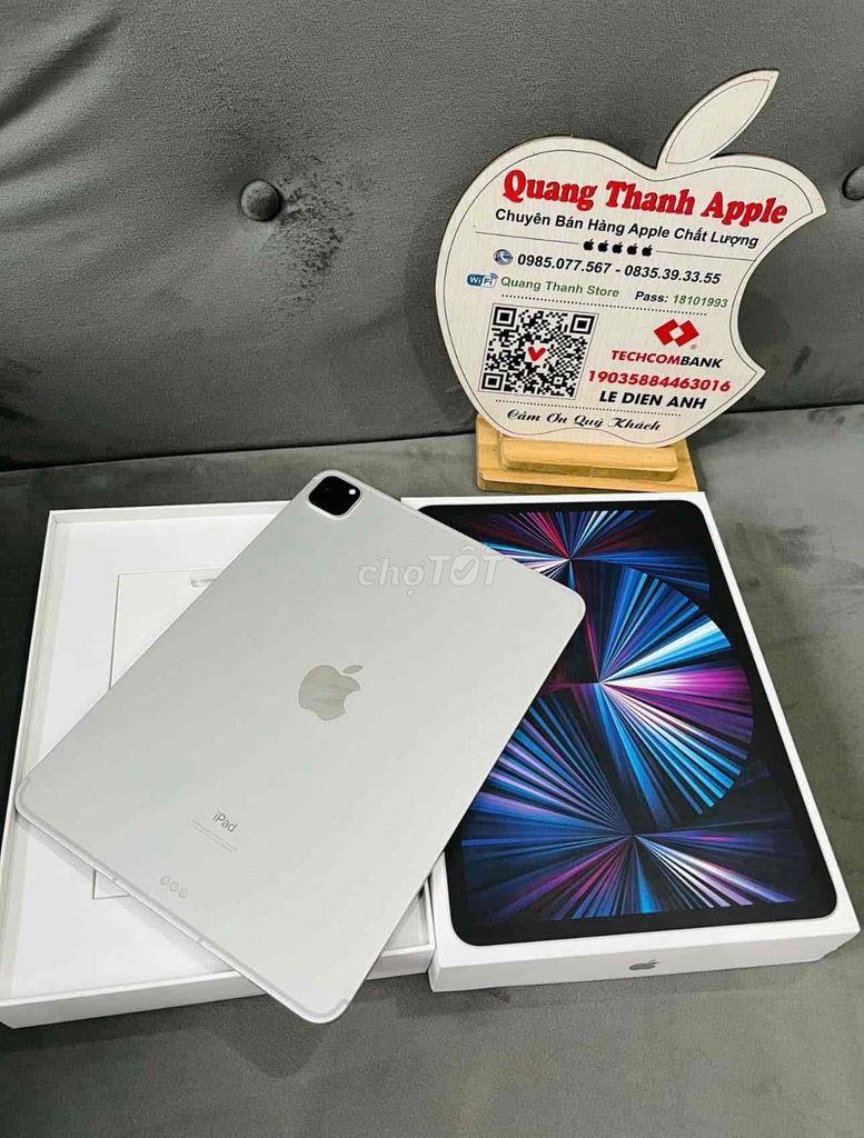 iPad Pro M1-256gb Wi-Fi 5G sim Keng Pin 100%