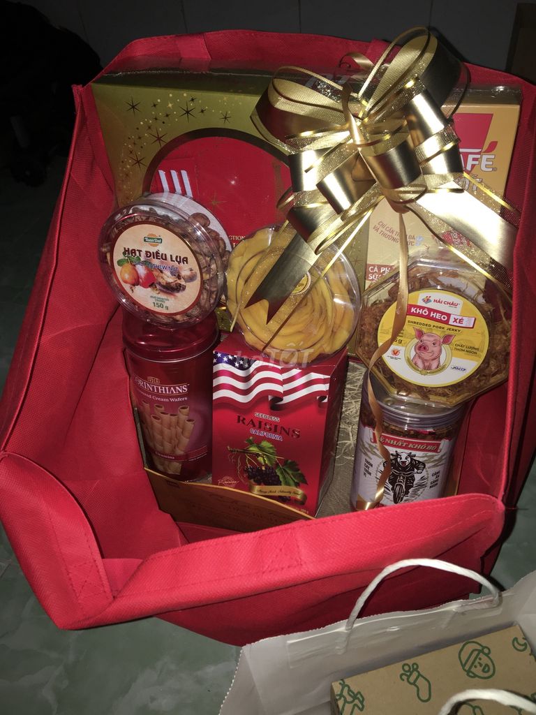 Giỏ quà Hạt điều Khô heo. Mua bán Đồ ăn, thực phẩm và các loại khác tại Huyện Bắc Tân Uyên Bình Dương được đăng bởi Vu Hong Giang hình 1