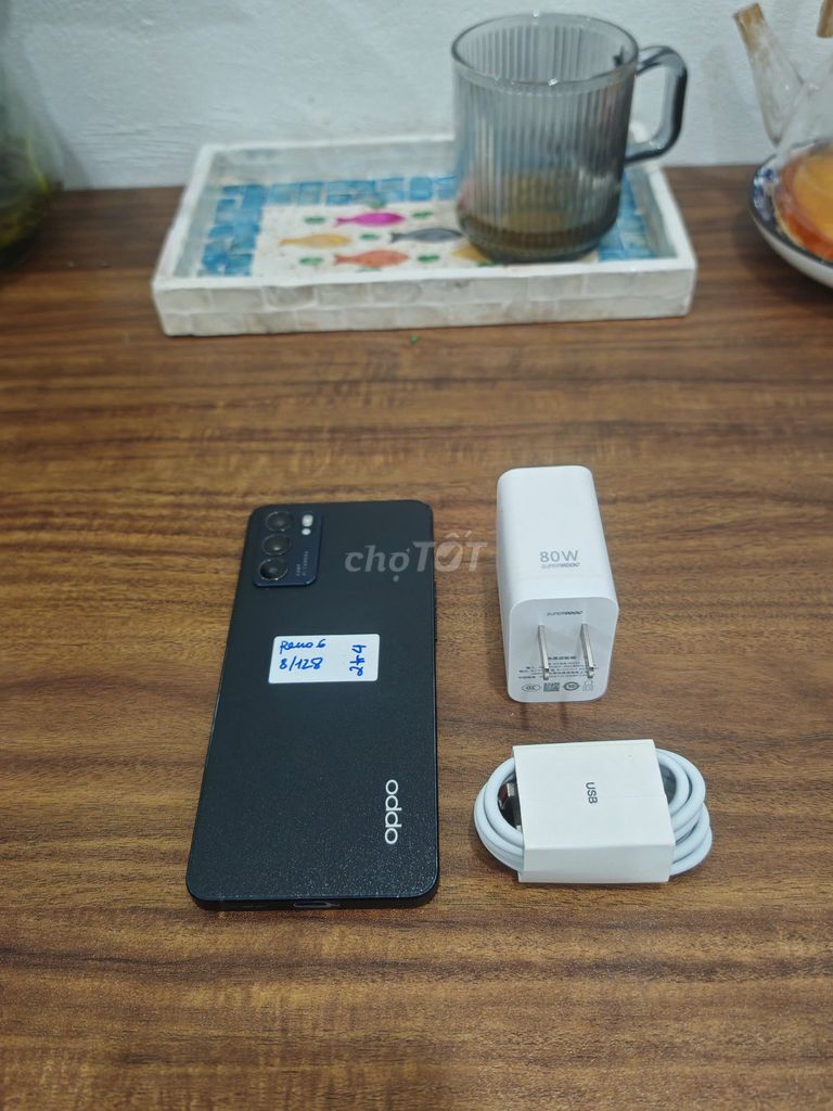 Oppo Reno 6 5G 8/128 Đen sạc 80w có ship COD. Mua bán Điện thoại tại Quận Hoàng Mai Hà Nội được đăng bởi Trần Ngọc Hiếu hình 1