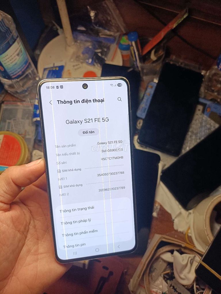 Samsung Galaxy S21 FE 5G 256GB Đen. Mua bán Điện thoại tại Huyện Mỏ Cày Bắc Bến Tre được đăng bởi Nguyễn hoàng thiện  hình 1