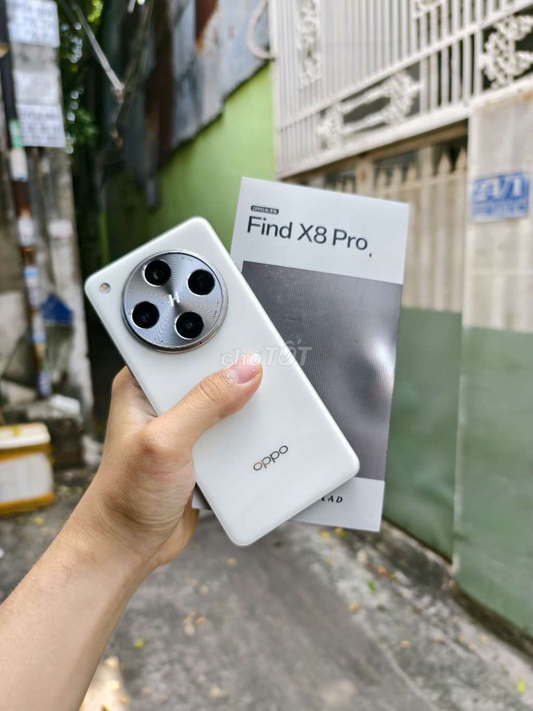 Oppo find x8 pro 16/512 full box sạc ít