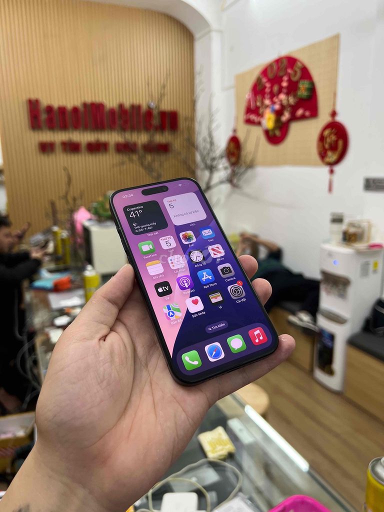 iPhone 15 Pro QTE 128G. Pin 95% Zin Áp Chống Nước