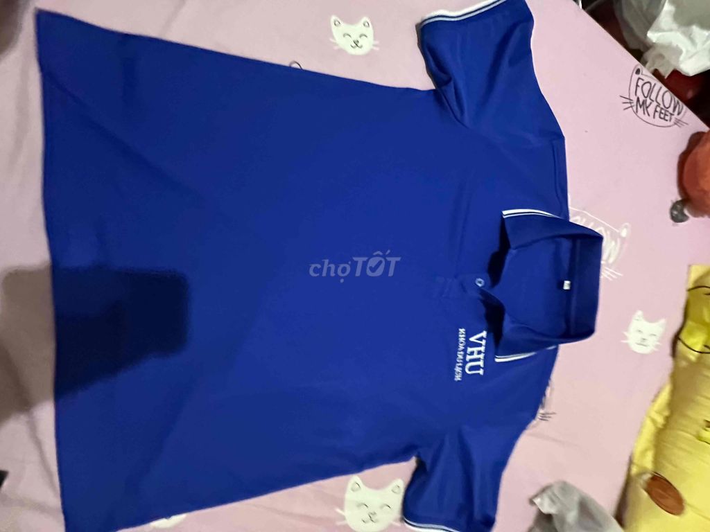 Áo polo Vải thun Xanh dương Unisex. Mua bán Quần áo tại Quận Tân Bình Tp Hồ Chí Minh được đăng bởi Minh anh hình 1