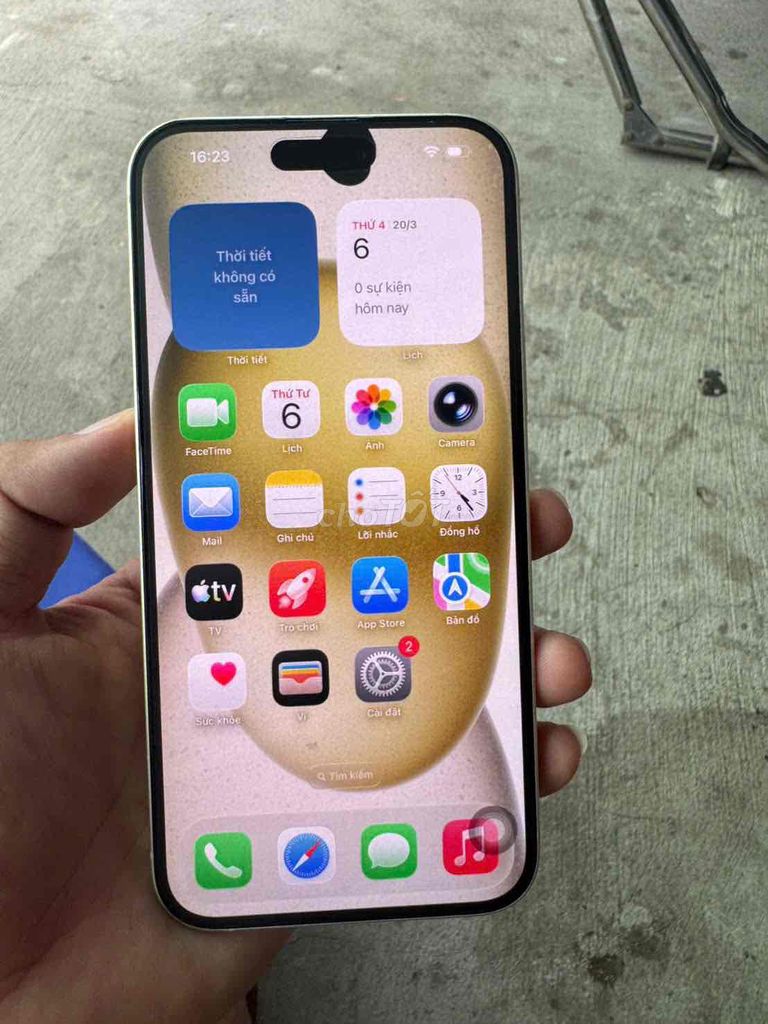 iPhone 15 Plus 128GB Vàng. Mua bán Điện thoại tại Huyện Thạnh Trị Sóc Trăng được đăng bởi Thanh  hình 1