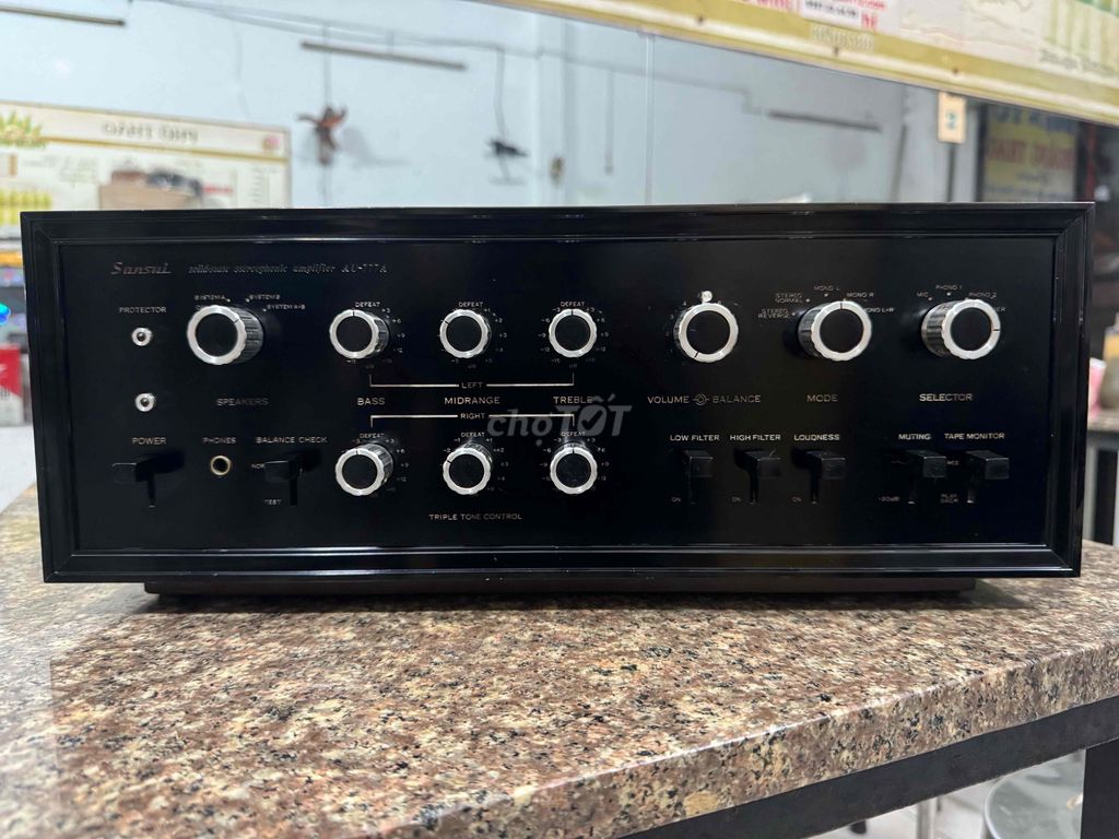 Amply Sansui AU-777A máy xuất âm tụ sử dụng sò sắt. Mua bán Tivi, Âm thanh tại Quận 12 Tp Hồ Chí Minh được đăng bởi Thao Đặng hình 1