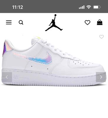 Nike Air Force 1 Low Iridescent Pixel - White See