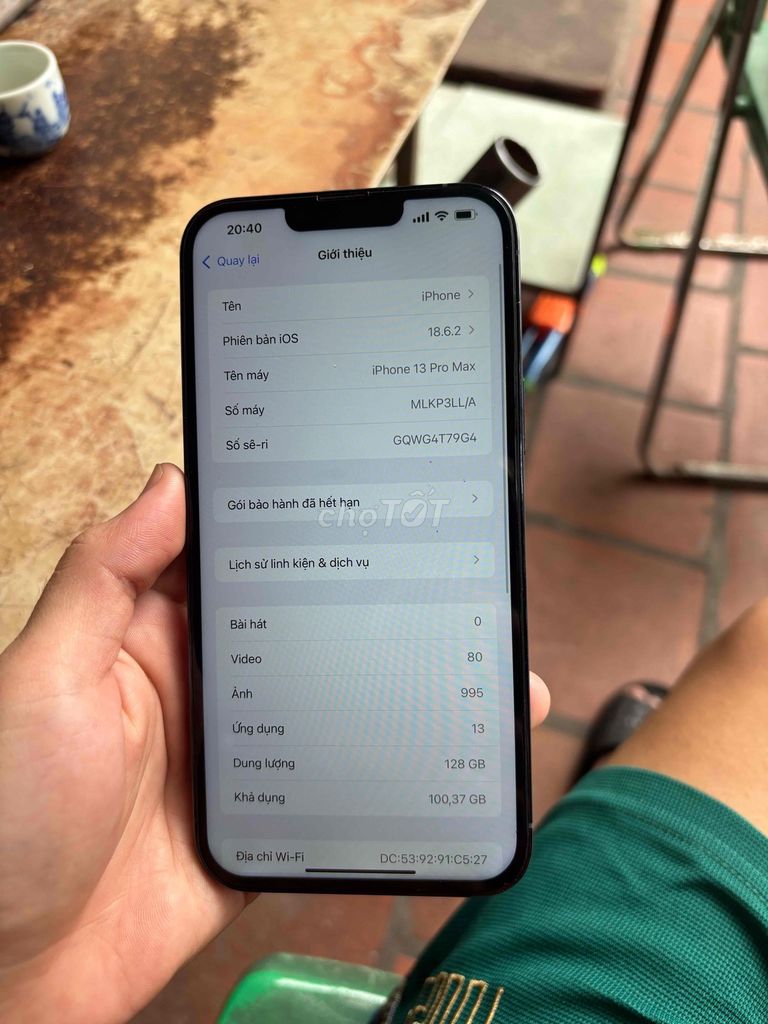 Apple iPhone 13 Pro Max 128GB Xám. Mua bán Điện thoại tại Huyện Yên Phong Bắc Ninh được đăng bởi Duy Văn hình 1
