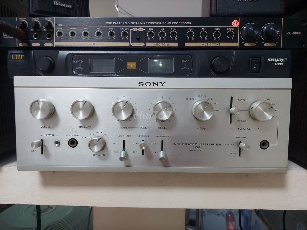 Bán bộ Amly sony 1130. Loa sony V2M.Hàng nhật 110v