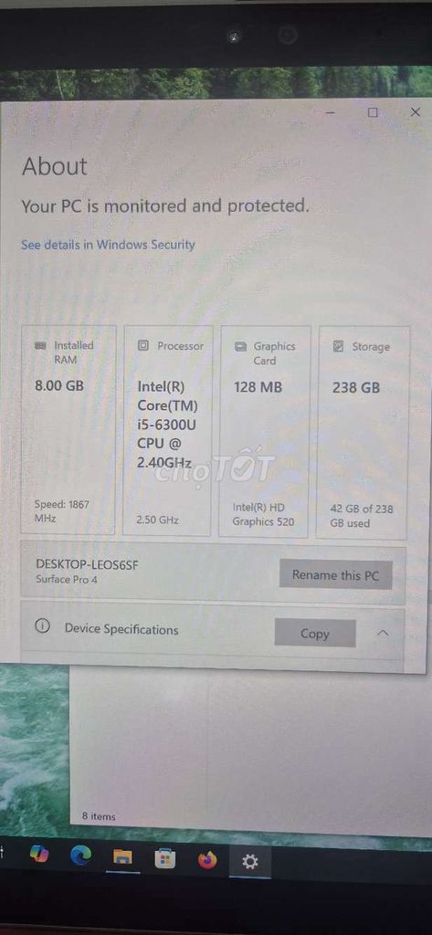 Microsoft Surface Pro 4 i5 8GB/256GB. Mua bán Máy tính bảng tại Quận Tân Phú Tp Hồ Chí Minh được đăng bởi Thành hình 1
