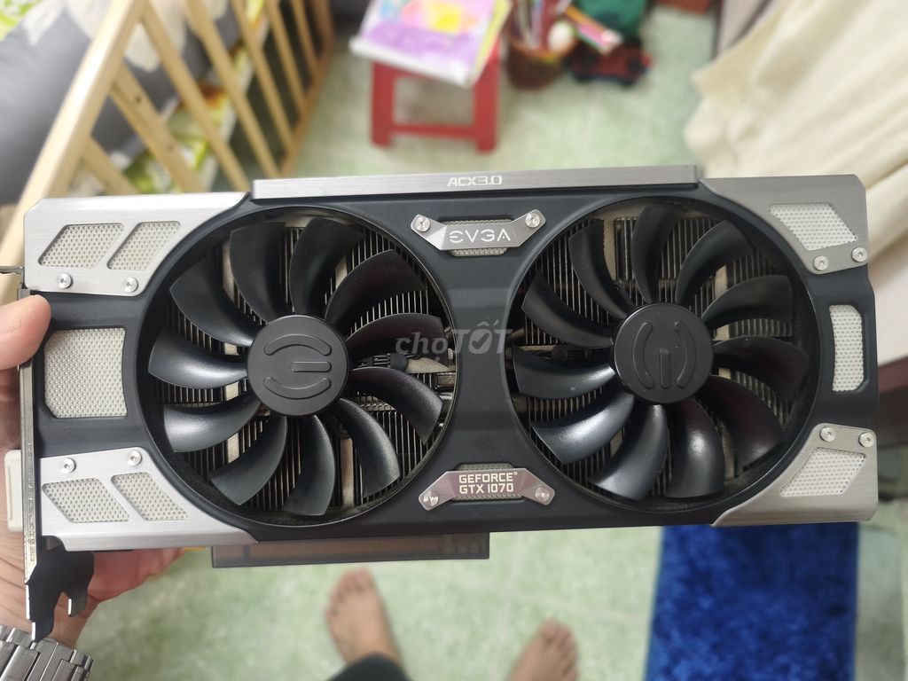 Card màn hình EVGA Geforce GTX 1070 Đen. Mua bán Linh kiện (RAM, Card...) tại Quận Gò Vấp Tp Hồ Chí Minh được đăng bởi Quan Nguyen hình 1