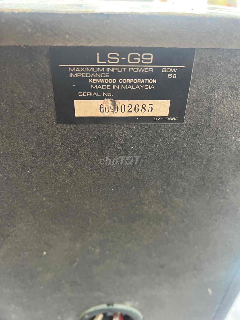 Loa Kenwood LS-G9. Mua bán Tivi, Âm thanh tại Huyện Thuỷ Nguyên Hải Phòng được đăng bởi Dao Manh hình 1