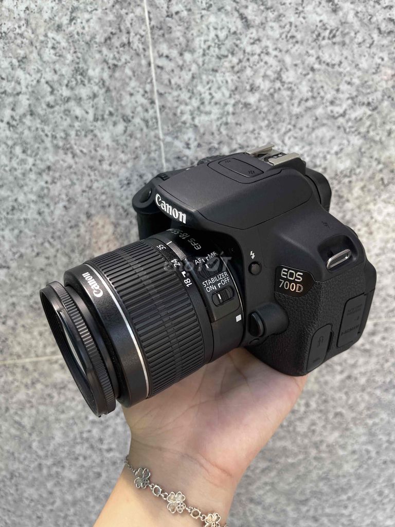 Máy ảnh Canon 700D 18-55mm Đen. Mua bán Máy ảnh, Máy quay tại Quận Liên Chiểu Đà Nẵng được đăng bởi Hồ Thị Cúc hình 1