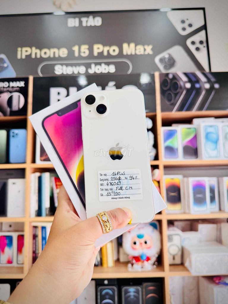 IPhone 14Plus 256GB White. Mua bán Điện thoại tại Thành phố Long Xuyên An Giang được đăng bởi Bi Táo hình 1