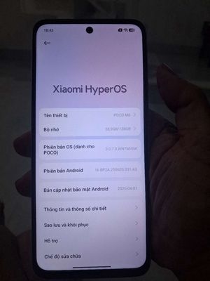Xiaomi POCO M6 128GB Bạc