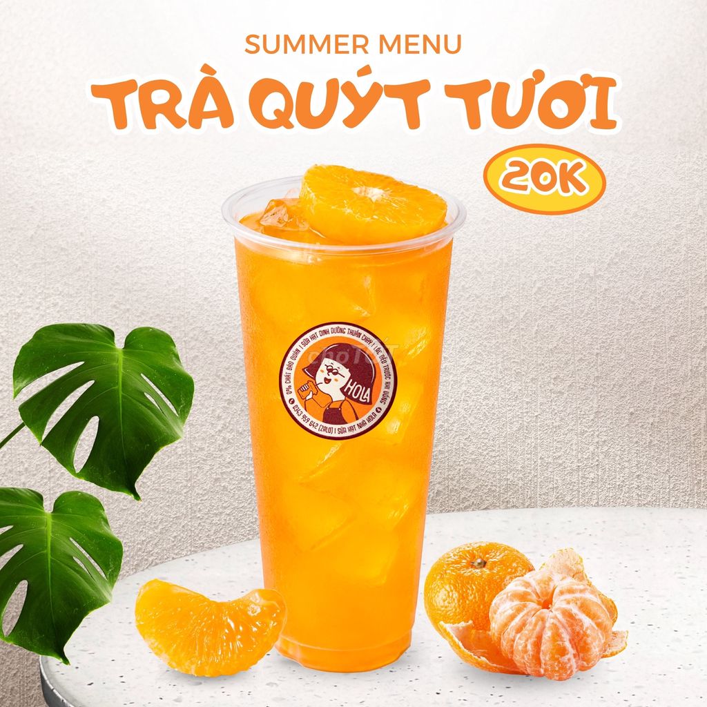 Trà Quýt Tươi - Thanh Nhiệt Giải Khát Mùa Hè. Mua bán Đồ ăn, thực phẩm và các loại khác tại Thành phố Tuy Hòa Phú Yên được đăng bởi Đỗ Duy Cường hình 1