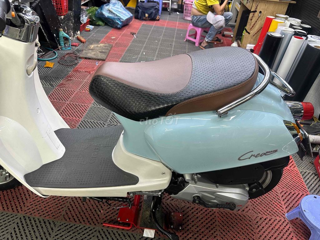 Halim Crea 50cc 2022 Xanh dương 7000 km. Mua bán Xe máy tại Quận Bình Thạnh Tp Hồ Chí Minh được đăng bởi Chương Decal hình 3