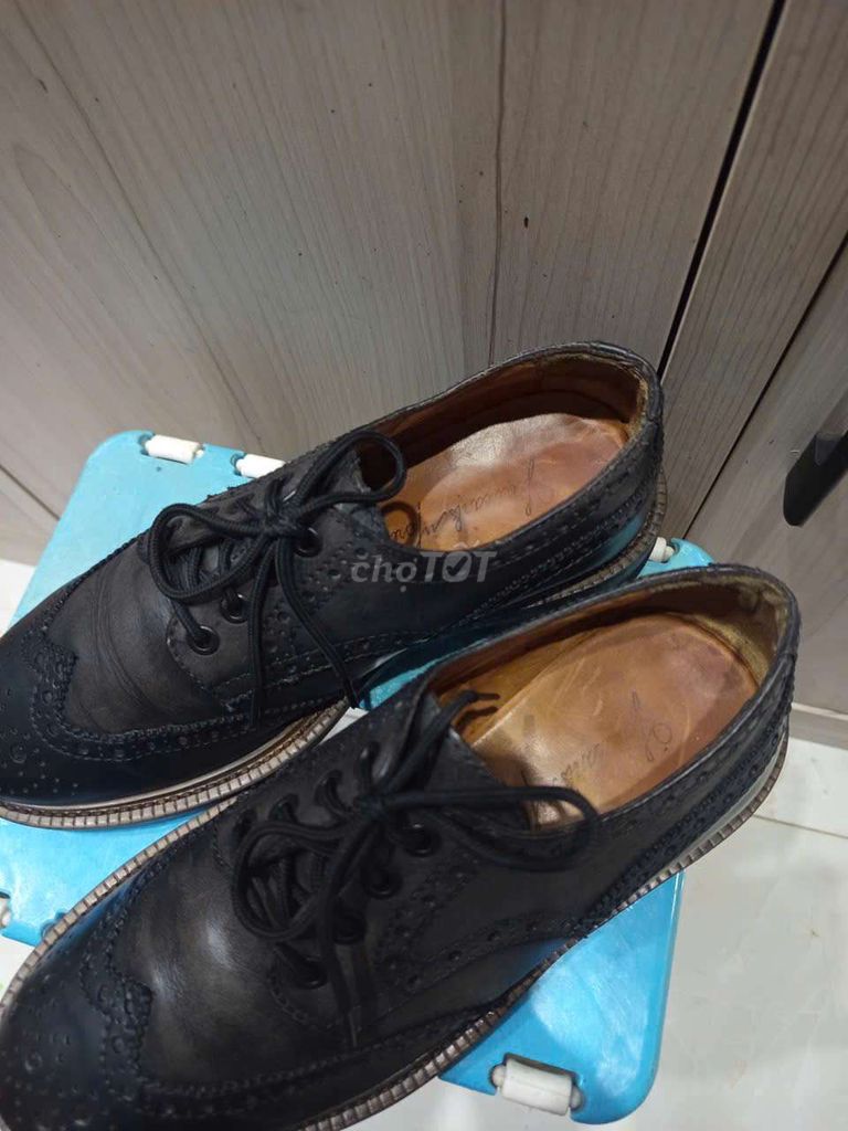 Giày sneakers G.Morelli nam da bò Đen size 40-40.5. Mua bán Giày dép tại Quận 7 Tp Hồ Chí Minh được đăng bởi Viet Khoa hình 1