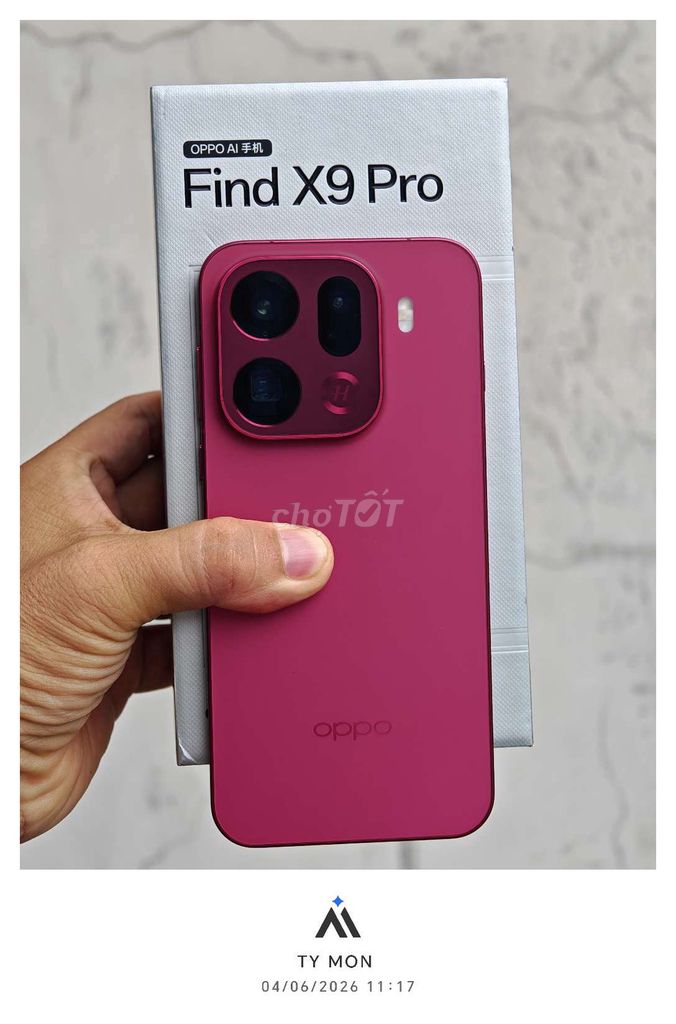 Oppo Find X9 Pro 512GB Trắng. Mua bán Điện thoại tại Quận 5 Tp Hồ Chí Minh được đăng bởi TY  MON MOBILE hình 1