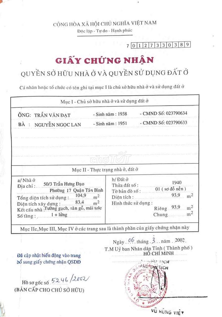 Nhà MT 76 Trần Hưng Đạo 4,5x21 4 tầng giá 15,6 tỷ. sổ hồng