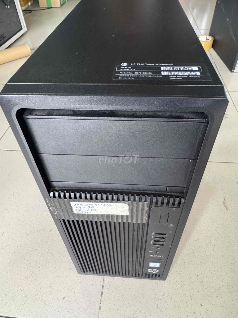 Máy HP Workstation Z240 MT chuyên đồ hoạ. Mua bán Máy tính để bàn tại Quận 12 Tp Hồ Chí Minh được đăng bởi Minh Khuê Computer Thanh Lý Máy Tính hình 1