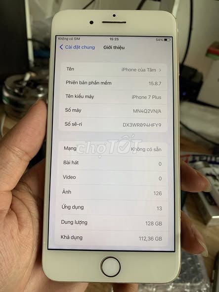 Apple iPhone 7 Plus 128GB Vàng Đã qua sử dụng. Mua bán Điện thoại tại Quận 12 Tp Hồ Chí Minh được đăng bởi Hội Đồ Điện Tử hình 1
