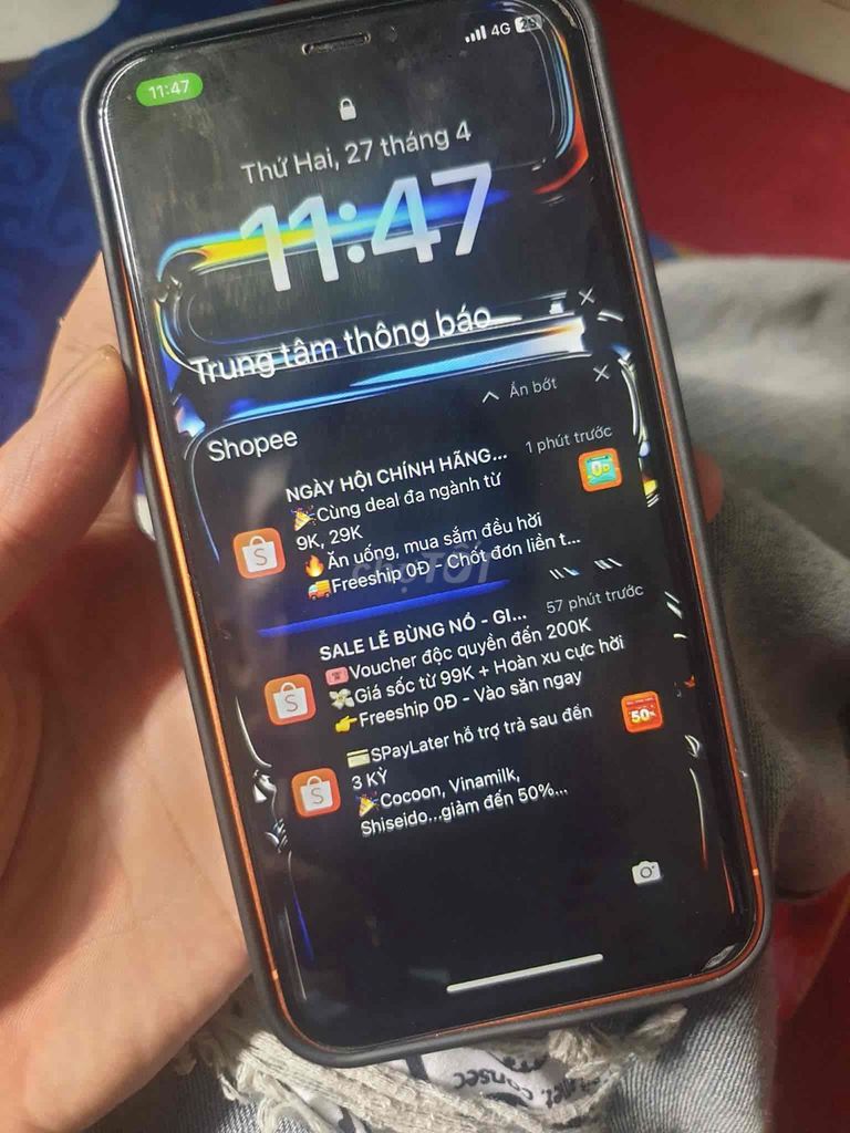 iPhone X màu Cam. Mua bán Điện thoại tại Huyện Long Thành Đồng Nai được đăng bởi Võ văn Cường hình 1