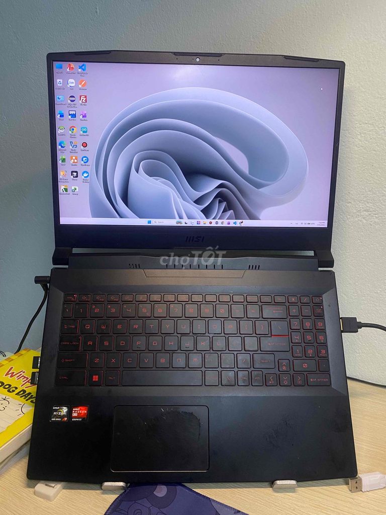 MSI Bravo 15 B5DD Ryzen 7 5800H. Mua bán Laptop tại Quận Sơn Trà Đà Nẵng được đăng bởi Việt Lê hình 1