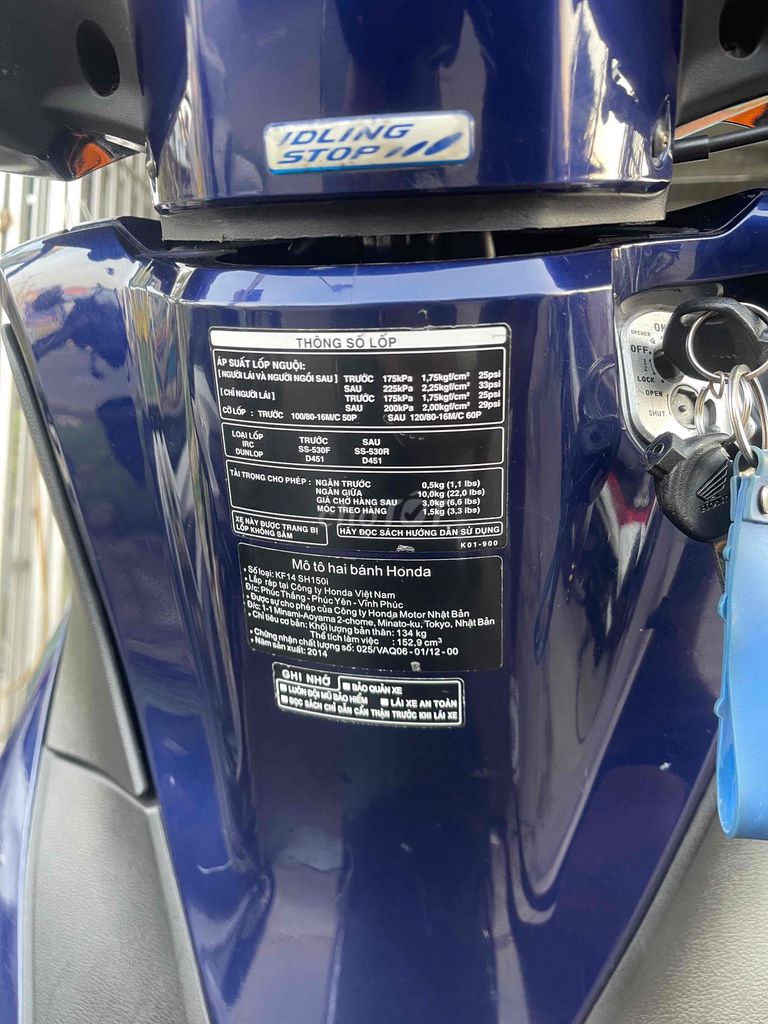 Honda SH150 2014 Xanh 44020 km. Mua bán Xe máy tại Quận Bình Thuỷ Cần Thơ được đăng bởi Cửa hàng xe máy Minh Triều hình 3