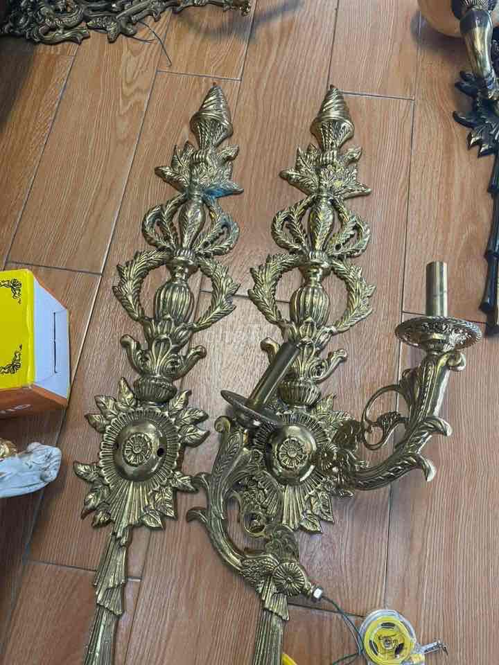 Đèn treo tường Đồng Vàng đồng. Mua bán Đèn tại Quận 12 Tp Hồ Chí Minh được đăng bởi Nguyen Trong An hình 1