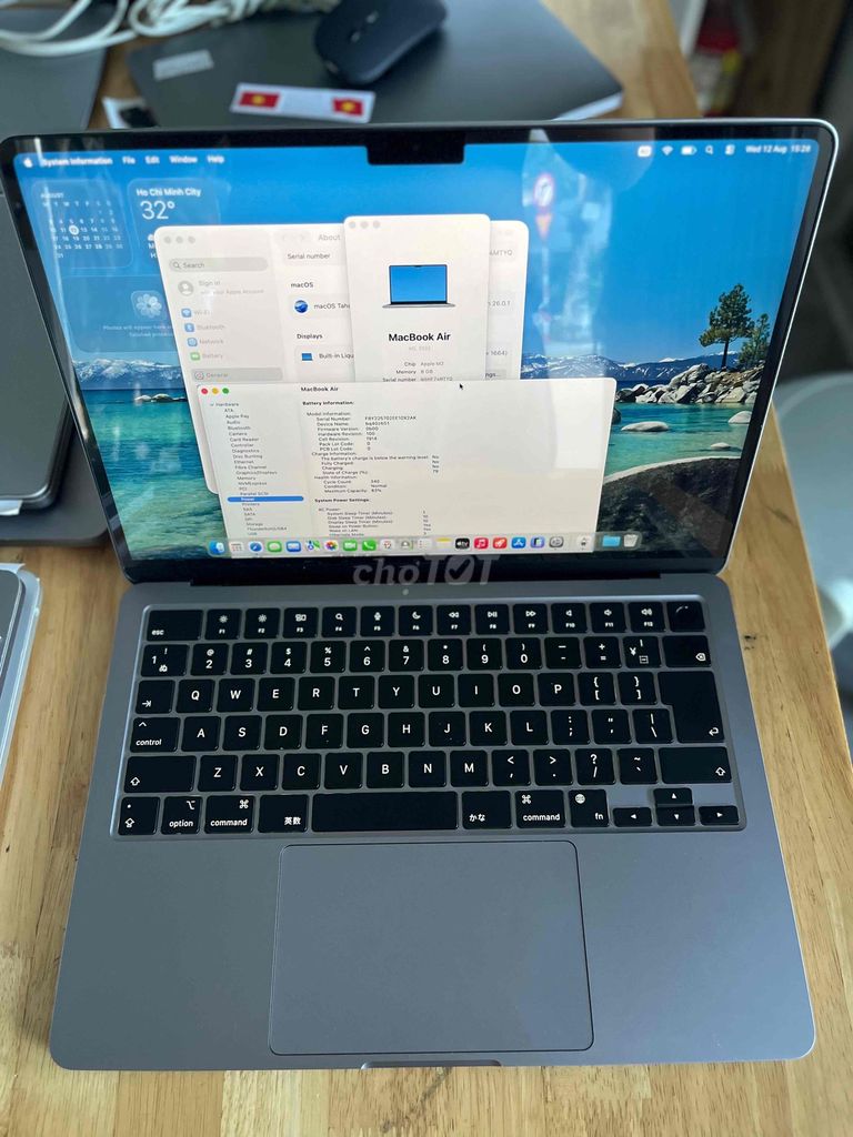 MacBook Air M2 13 inch Ram 8GB Ssd 256GB. Mua bán Laptop tại Quận Sơn Trà Đà Nẵng được đăng bởi BƠ BƯ Macbook Cũ hình 1