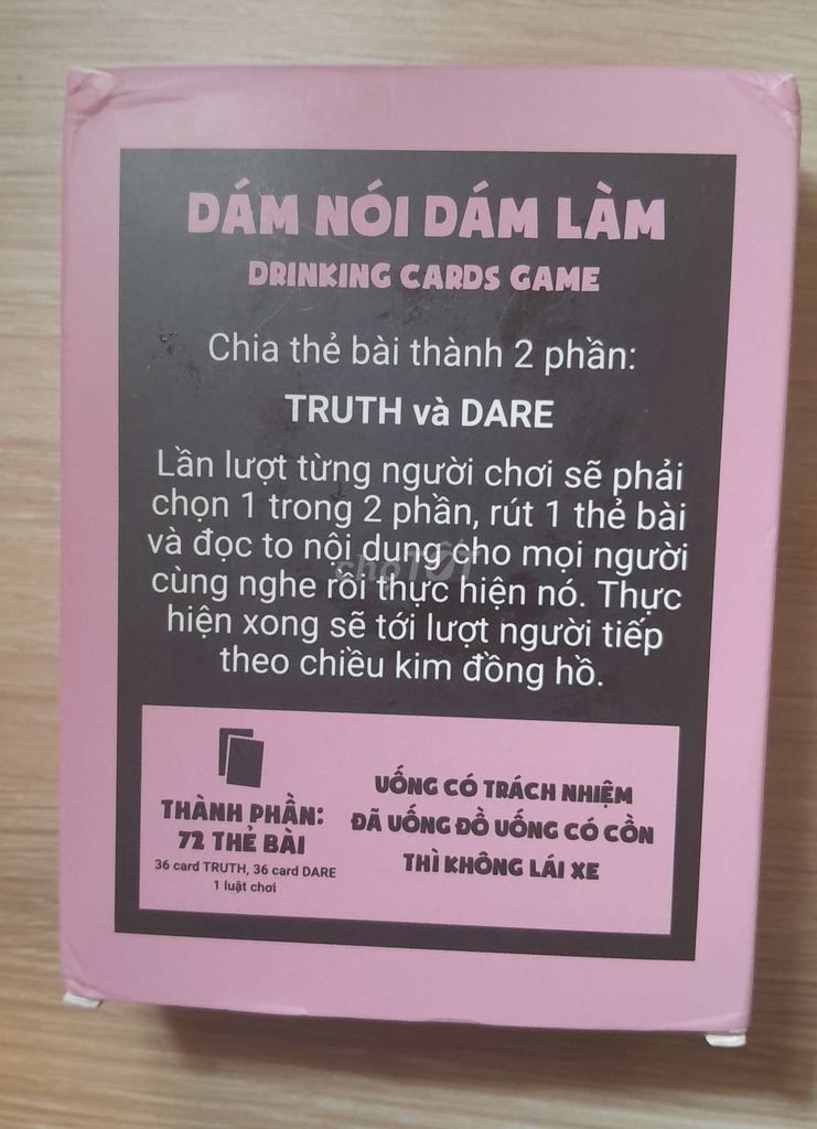 Bộ bài Dám nói dám làm