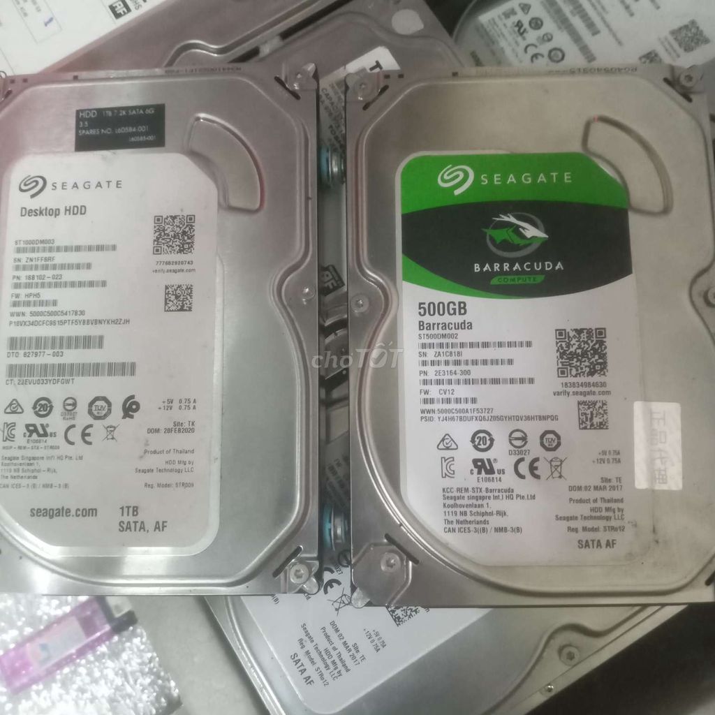 <66 Ổ HDD  1T ' HDD 500GB PC,SỨC KHỎE TỐT