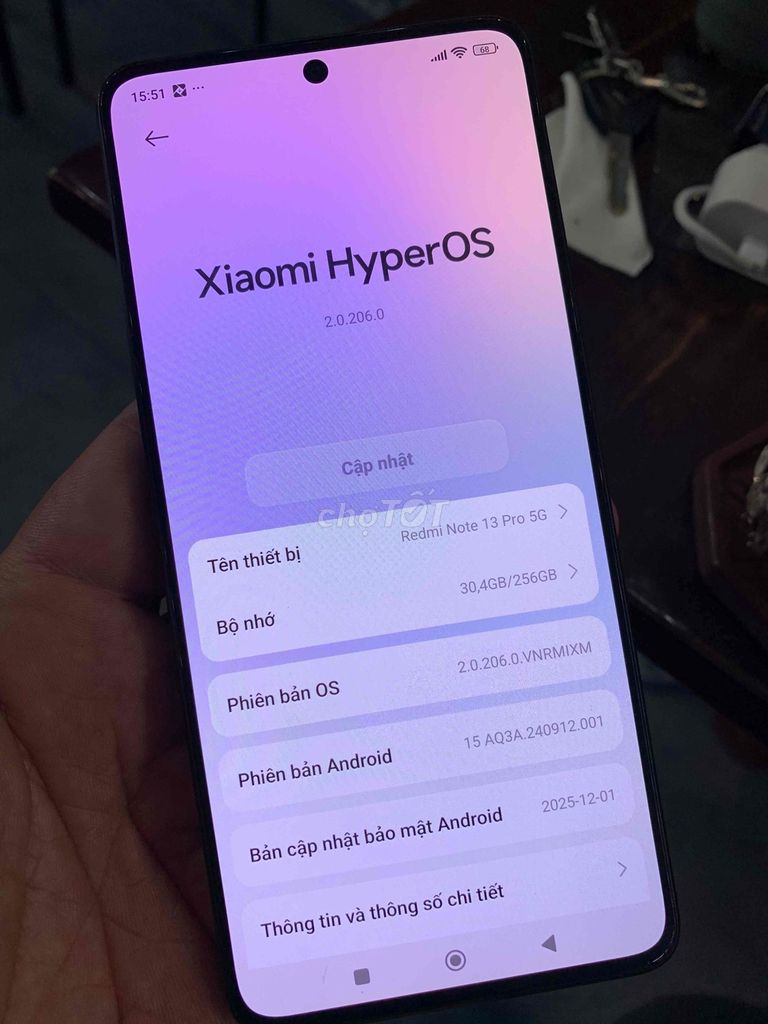 Xiaomi Redmi Note 13 Pro 5G 256GB Đen. Mua bán Điện thoại tại Quận Gò Vấp Tp Hồ Chí Minh được đăng bởi Pham Van Hung hình 1