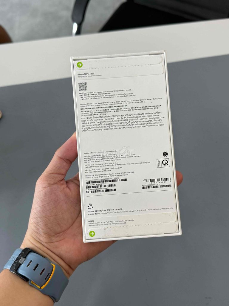 IPhone 17 Promax 2TB VN NewOpen BH 12 tháng. Mua bán Điện thoại tại Thành phố Thủ Đức Tp Hồ Chí Minh được đăng bởi Quốc Anh Store hình 4
